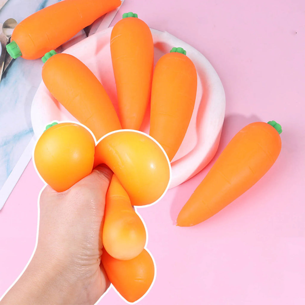 Dumpling Squishy Games Sausage Carrot Vegetable Giant Stress Toy Sensory Fun For Teens & Adults Skateboard Squish Toys