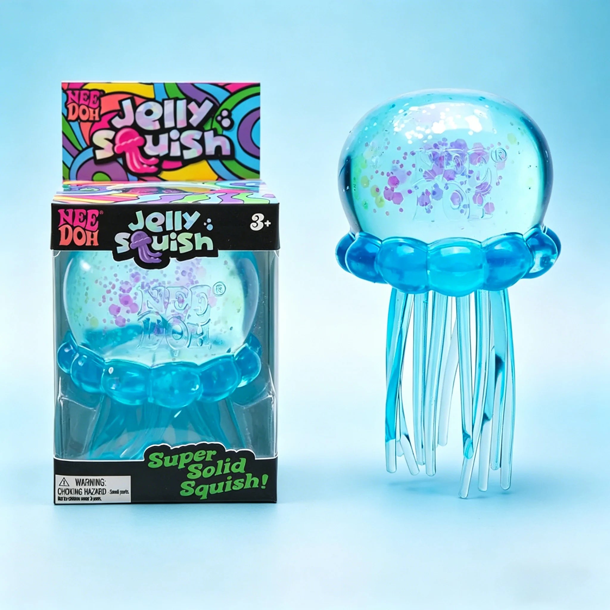 Squishies Nee Doh New Jellyfish  Squish Toy Fidget Toy Water Sensory Soft Jelly Squeeze Stress Relief Fidget Toy