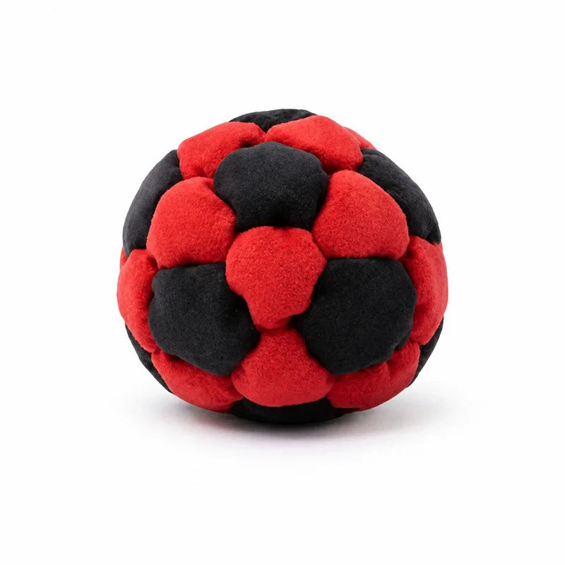 Sack Supply 6/12/24PCS Hacky Sack, Handmade Crochet Footbag Juggling Balls for Adults Beginners Outdoor Party