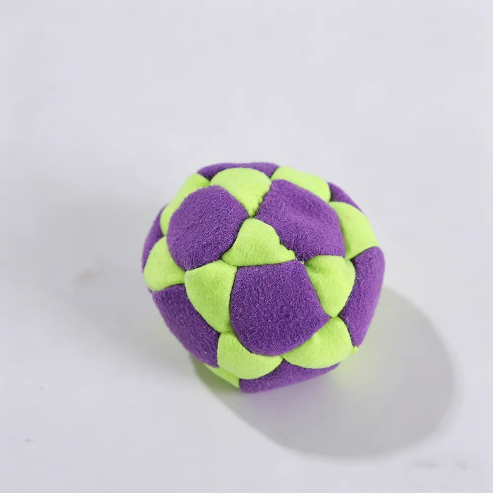 Sack Supply Hand-Made Knitted Footbag Sacks, Hacky Sack Assorted Foot Bag Crochet Hackys Ball for Adults, Juggling Balls for Beginners