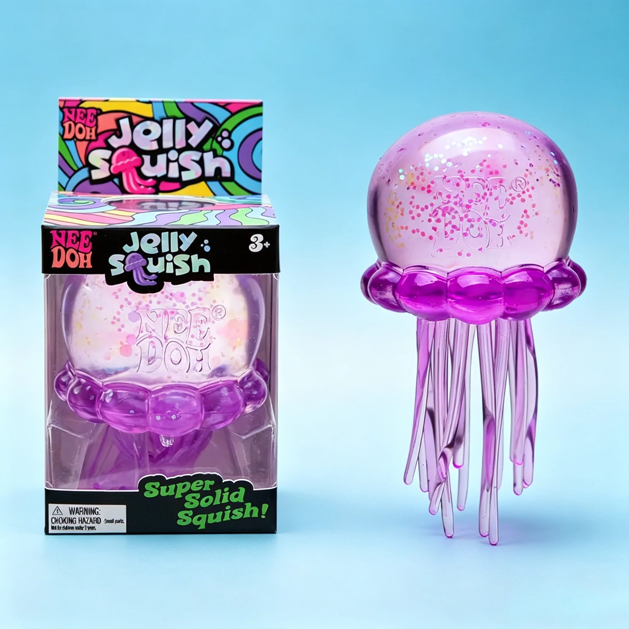 Squishies Nee Doh New Jellyfish  Squish Toy Fidget Toy Water Sensory Soft Jelly Squeeze Stress Relief Fidget Toy
