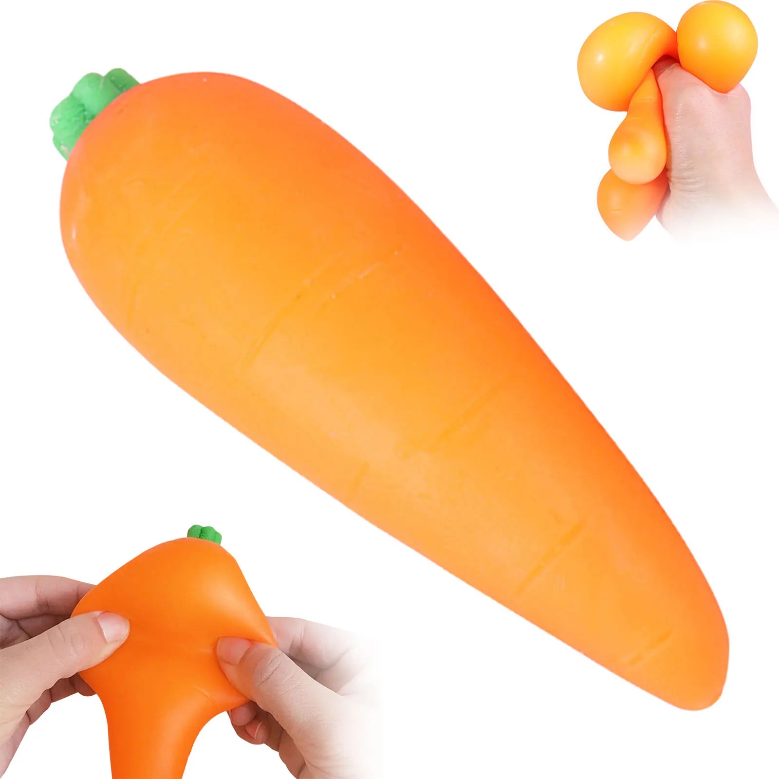 Dumpling Squishy Games Sausage Carrot Vegetable Giant Stress Toy Sensory Fun For Teens & Adults Skateboard Squish Toys